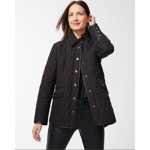 Chico’s Quilted Black Jacket